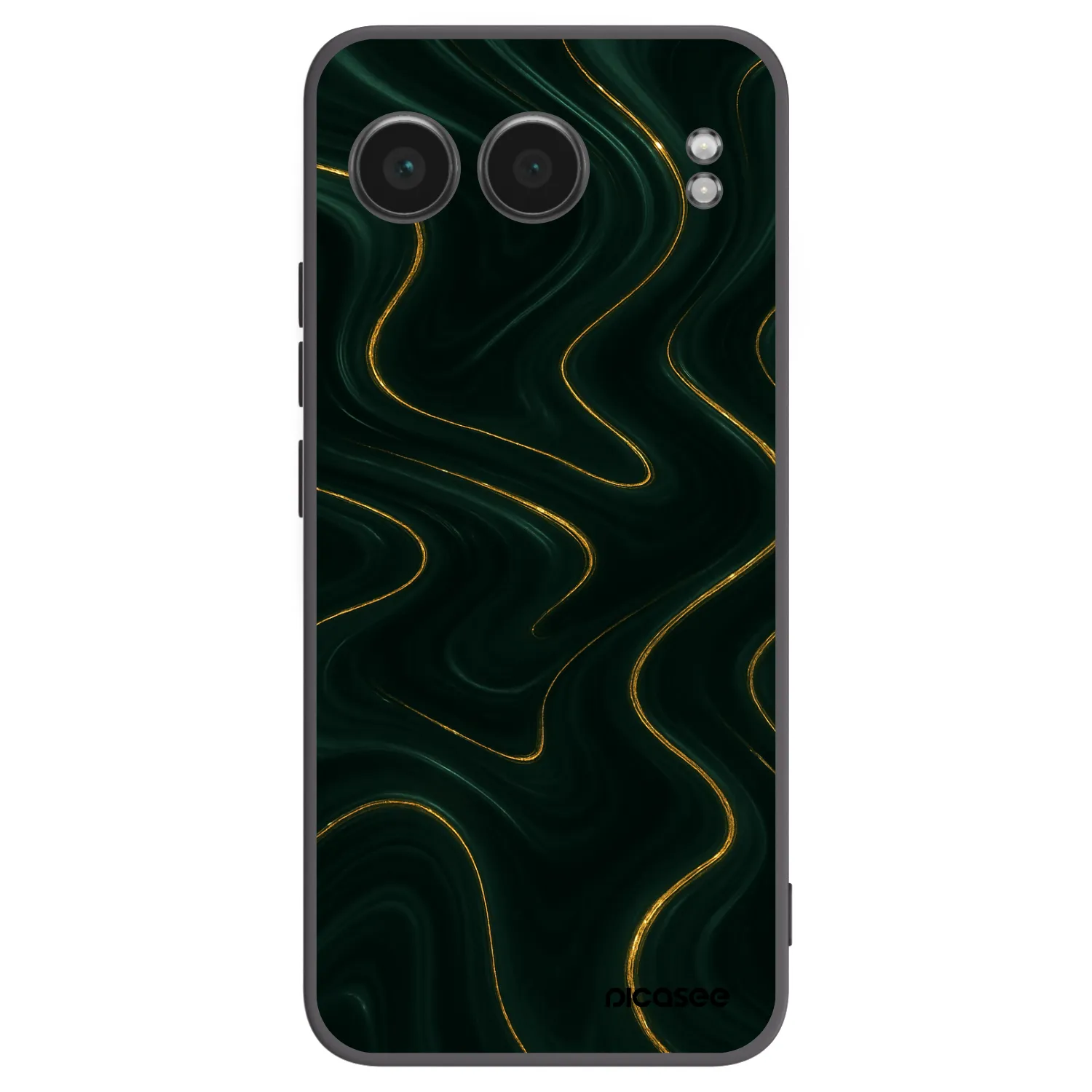 Picasee silikónový čierny obal pre OnePlus Nord 4 - Vawes