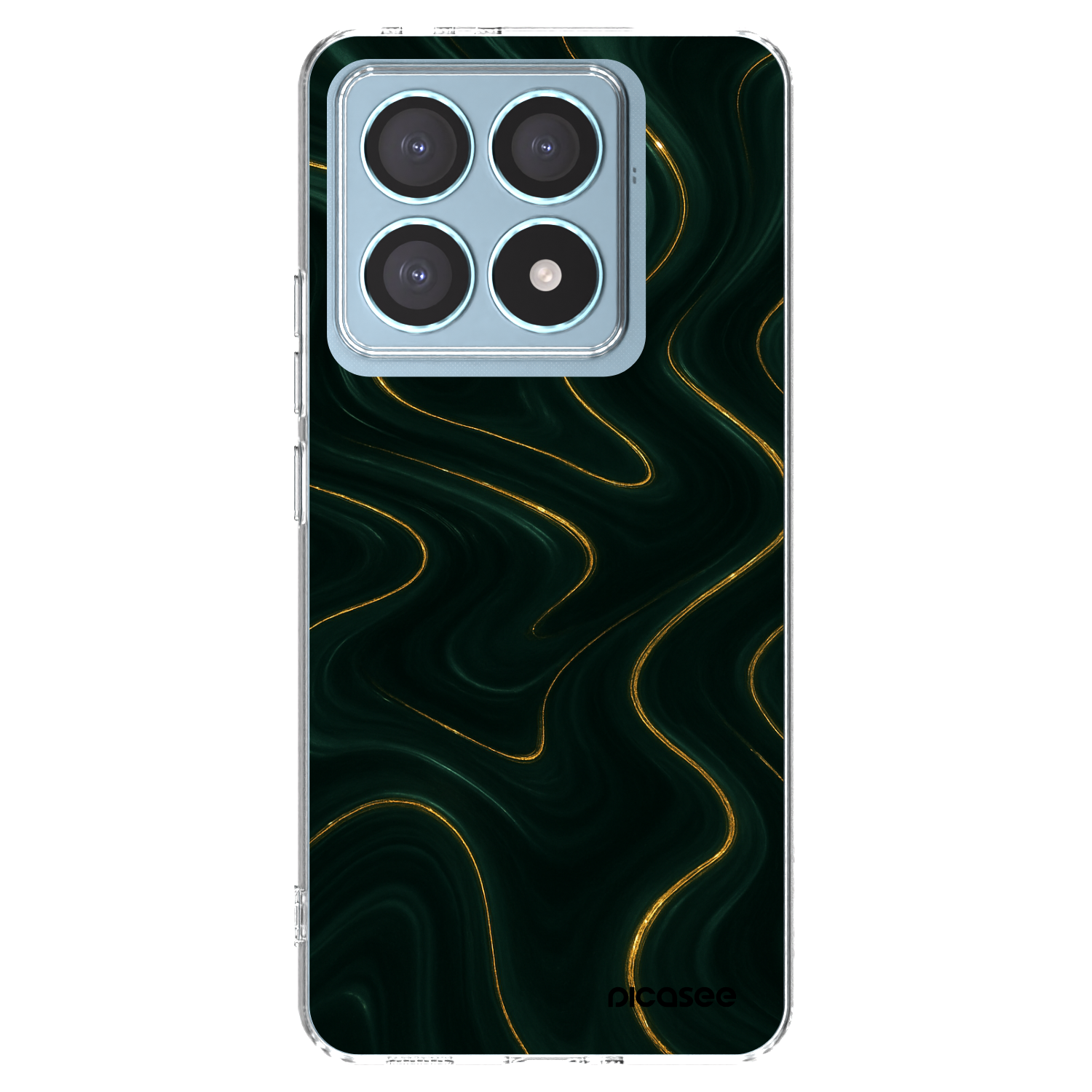 Picasee silikónový prehľadný obal pre Xiaomi 14T Pro - Vawes