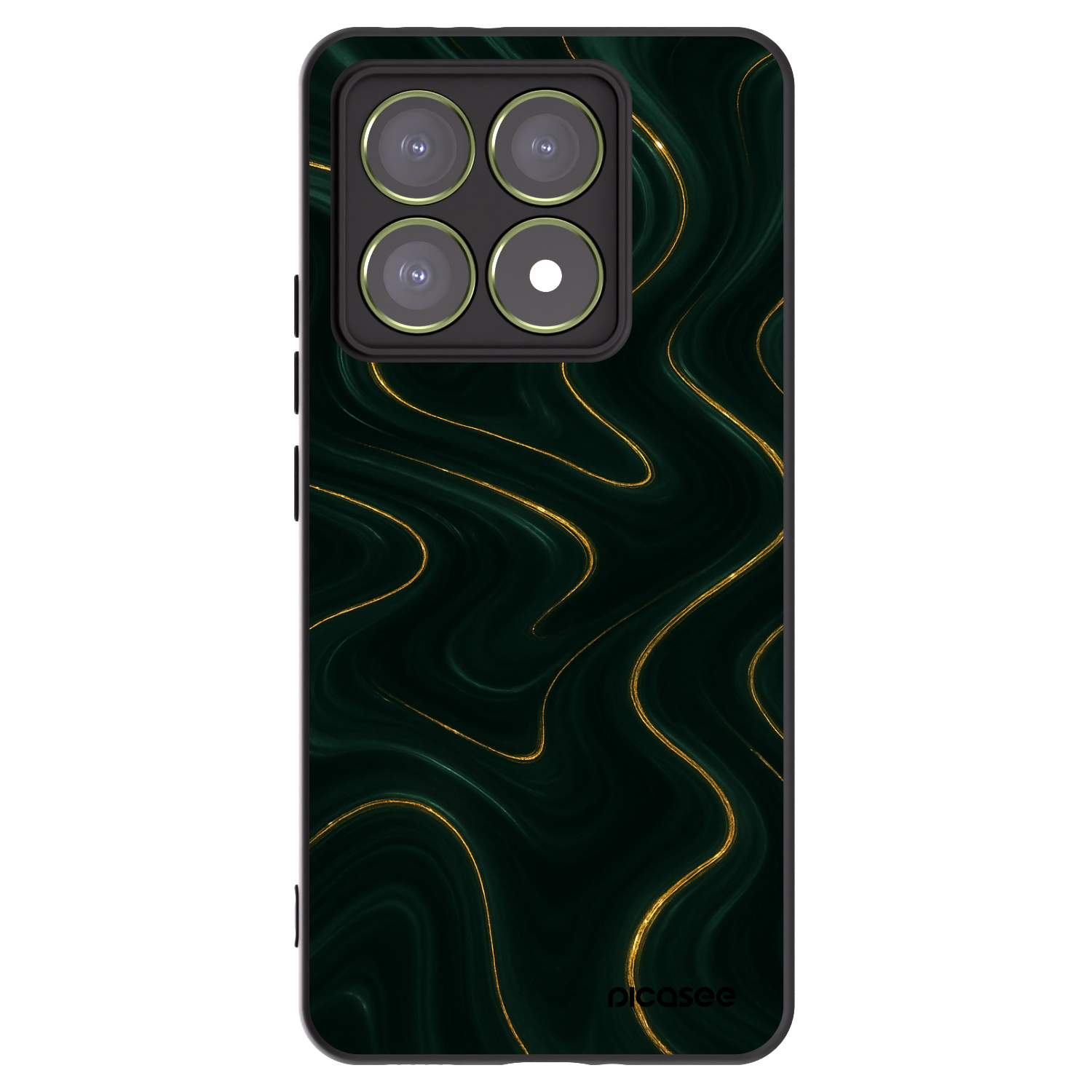 Picasee silikónový čierny obal pre Xiaomi 14T - Vawes