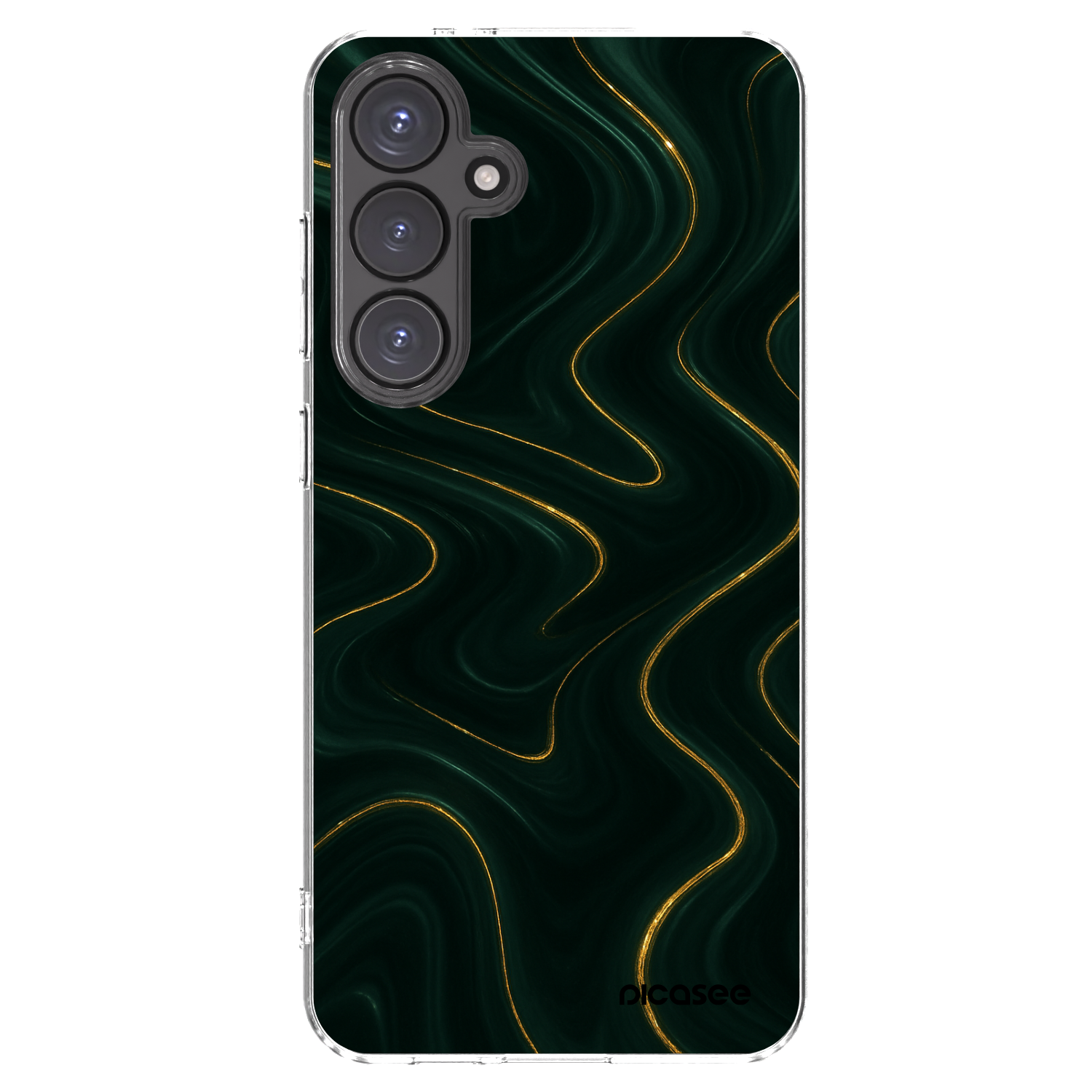 Picasee silikónový prehľadný obal pre Samsung Galaxy S24 FE S721B - Vawes