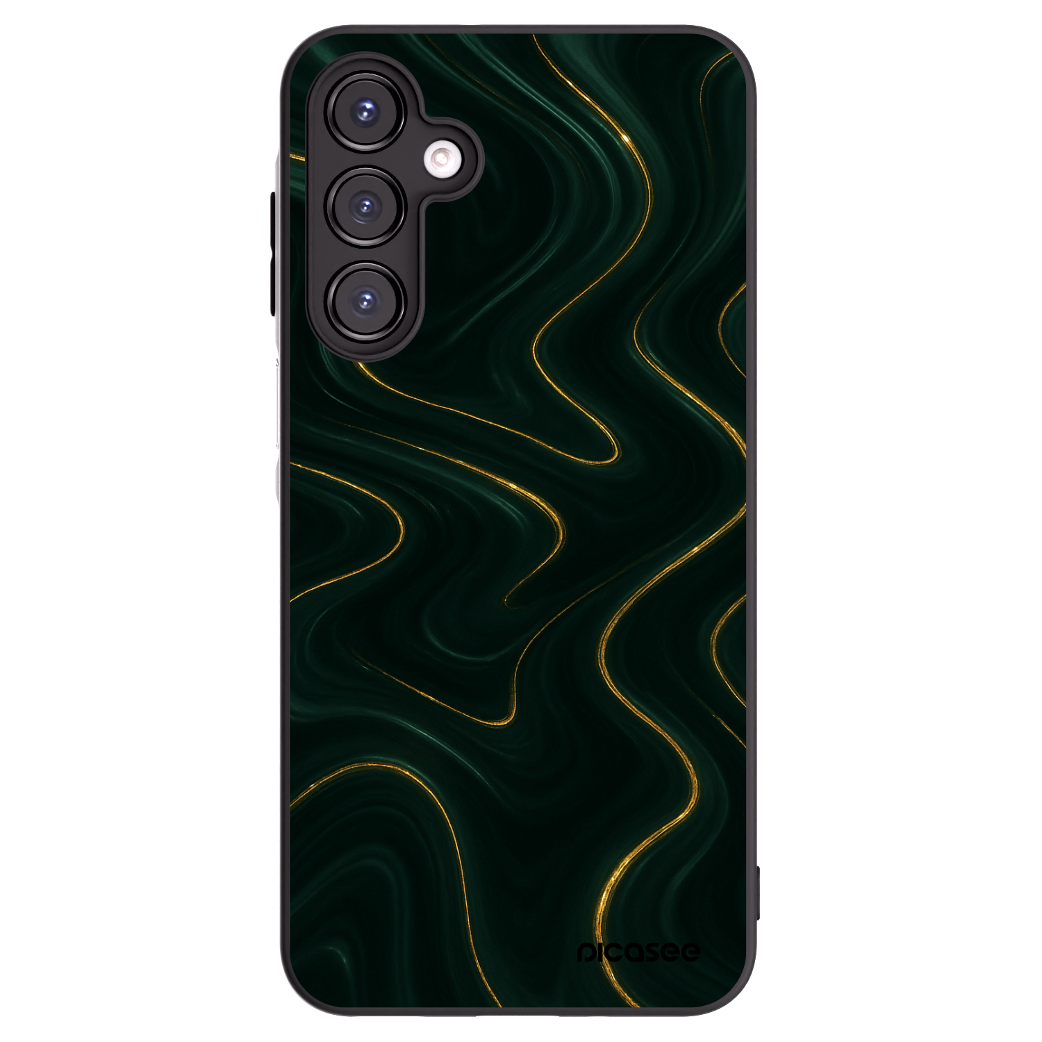 Picasee silikónový čierny obal pre Samsung Galaxy A16 5G - Vawes