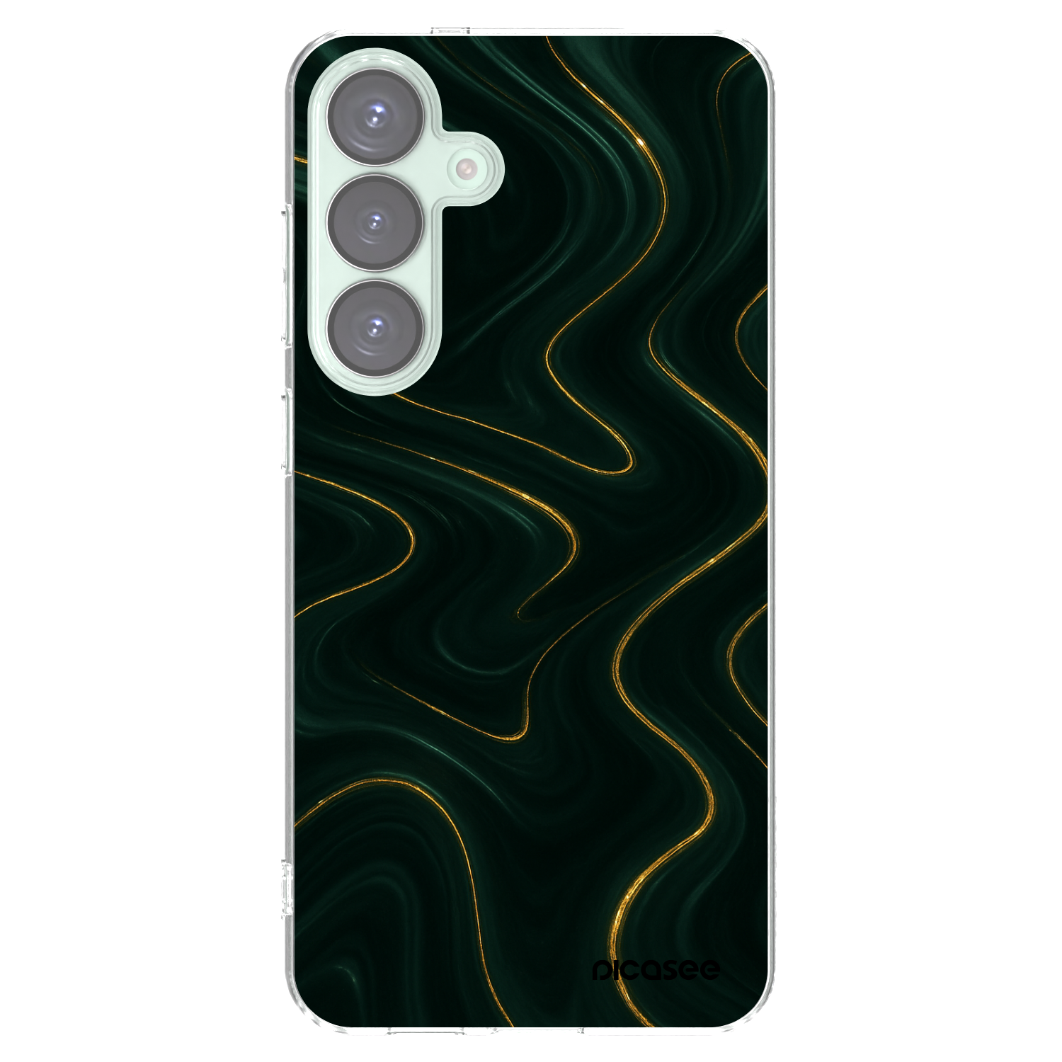 Picasee silikónový prehľadný obal pre Samsung Galaxy S25+ 5G - Vawes