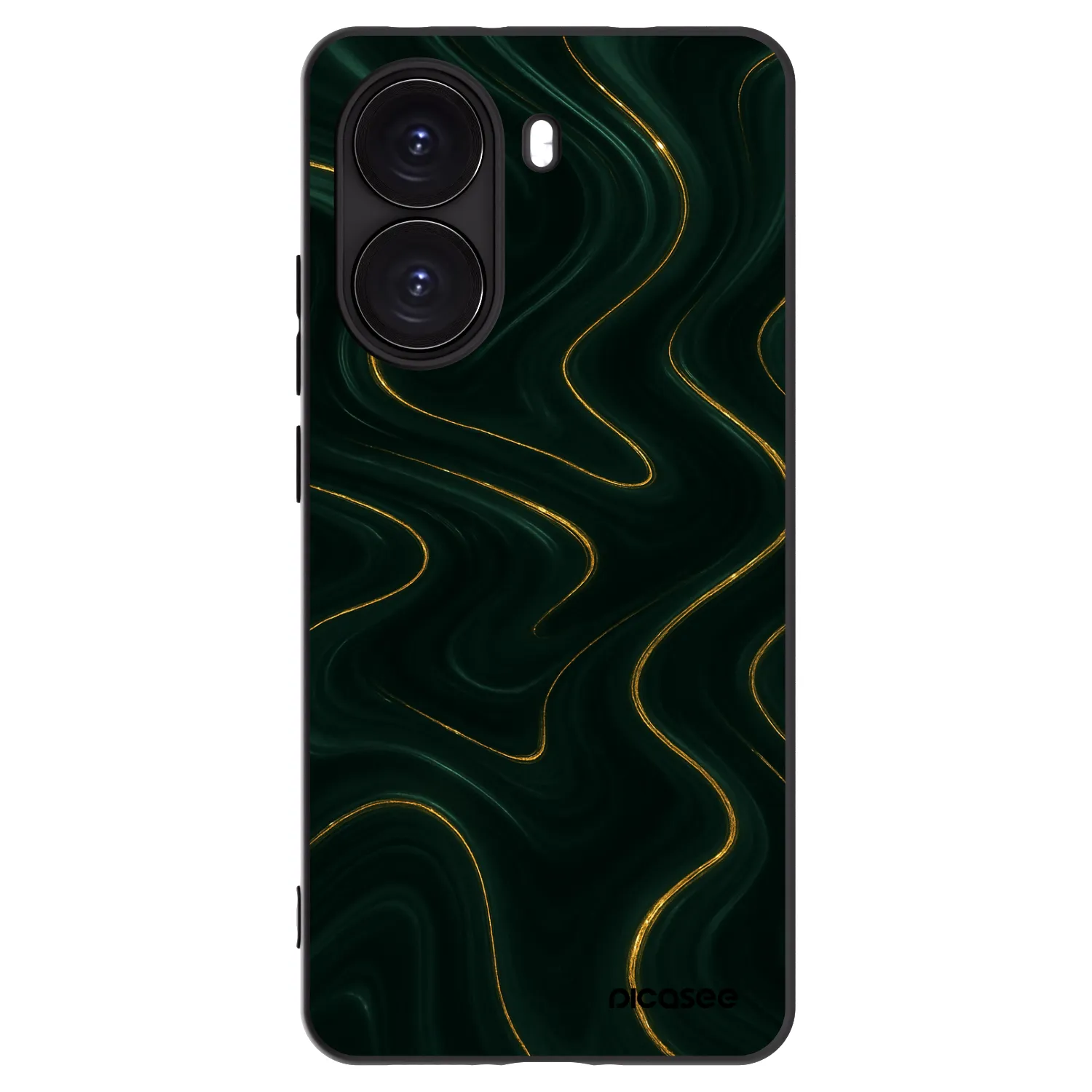 Picasee silikónový čierny obal pre Xiaomi Poco X7 Pro 5G - Vawes