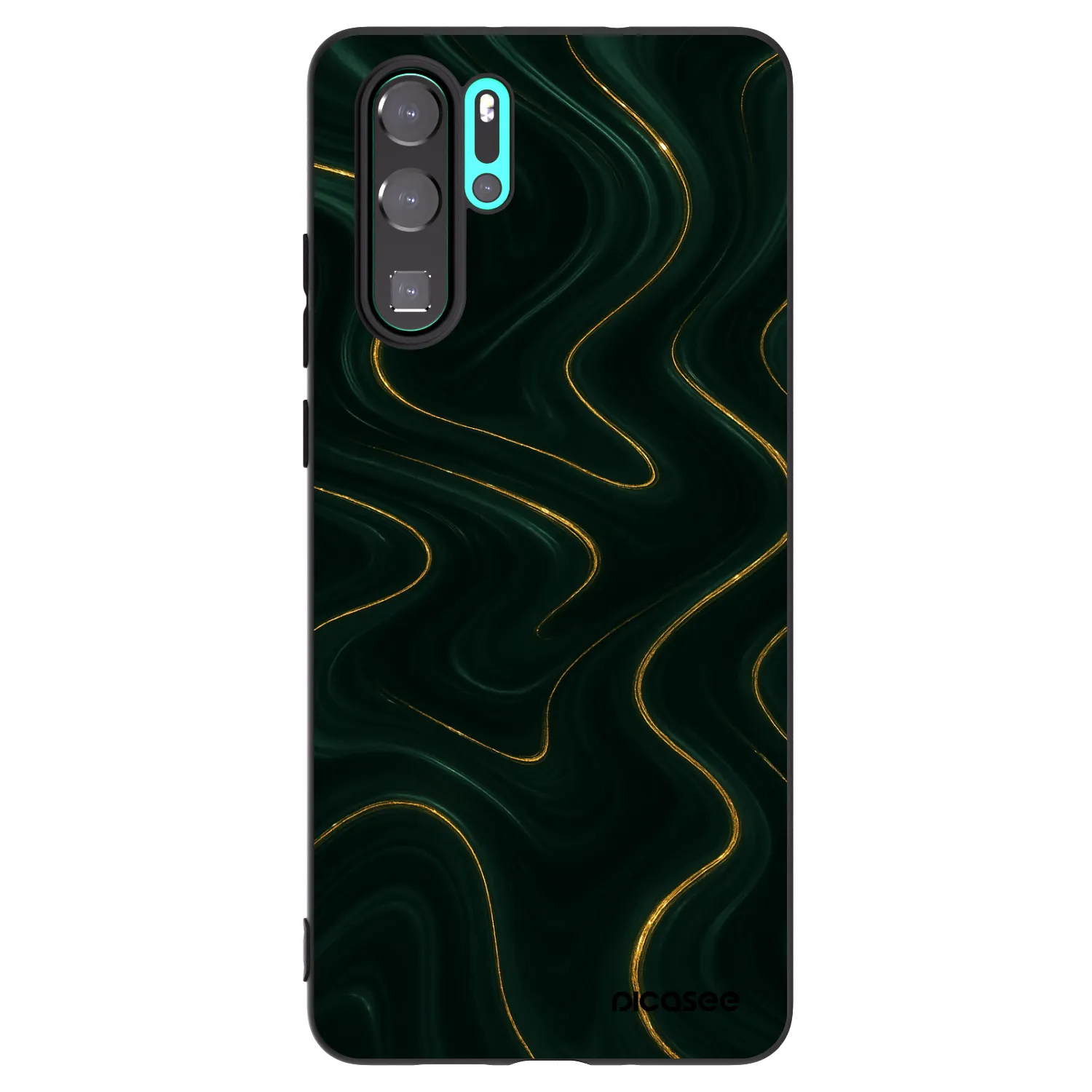 Picasee silikónový čierny obal pre Huawei P30 Pro - Vawes