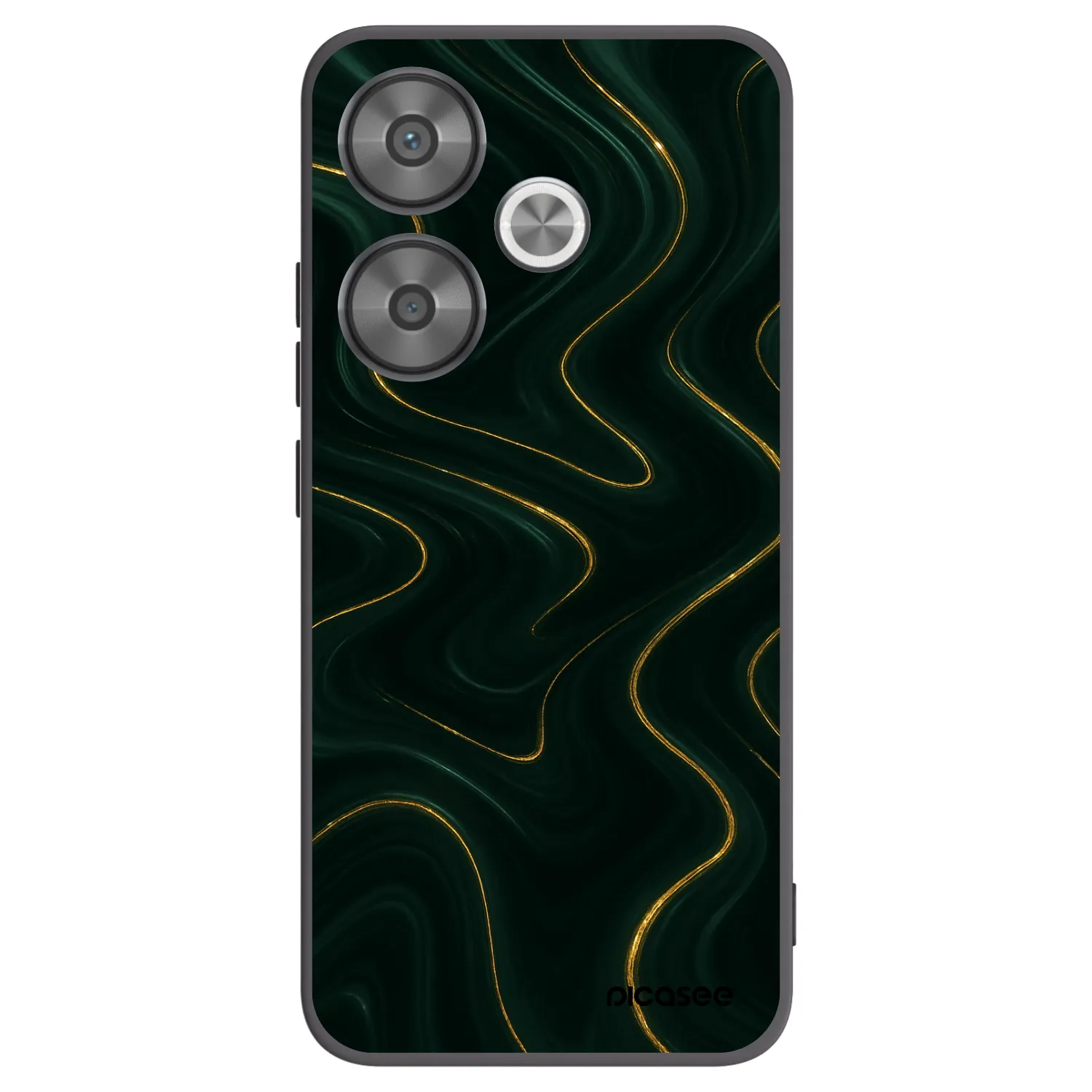 Picasee silikónový čierny obal pre Xiaomi Poco F6 - Vawes