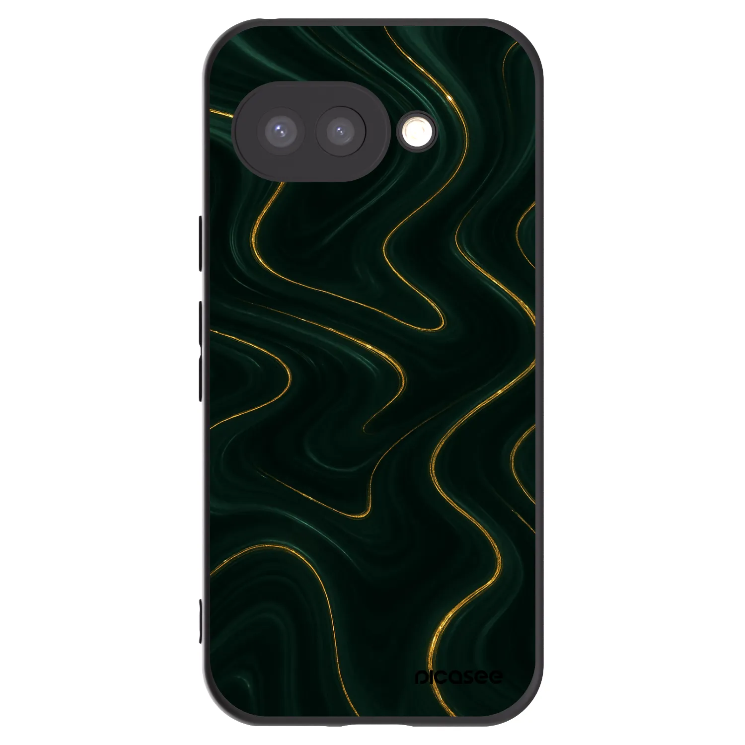 Picasee silikónový čierny obal pre Google Pixel 9a - Vawes