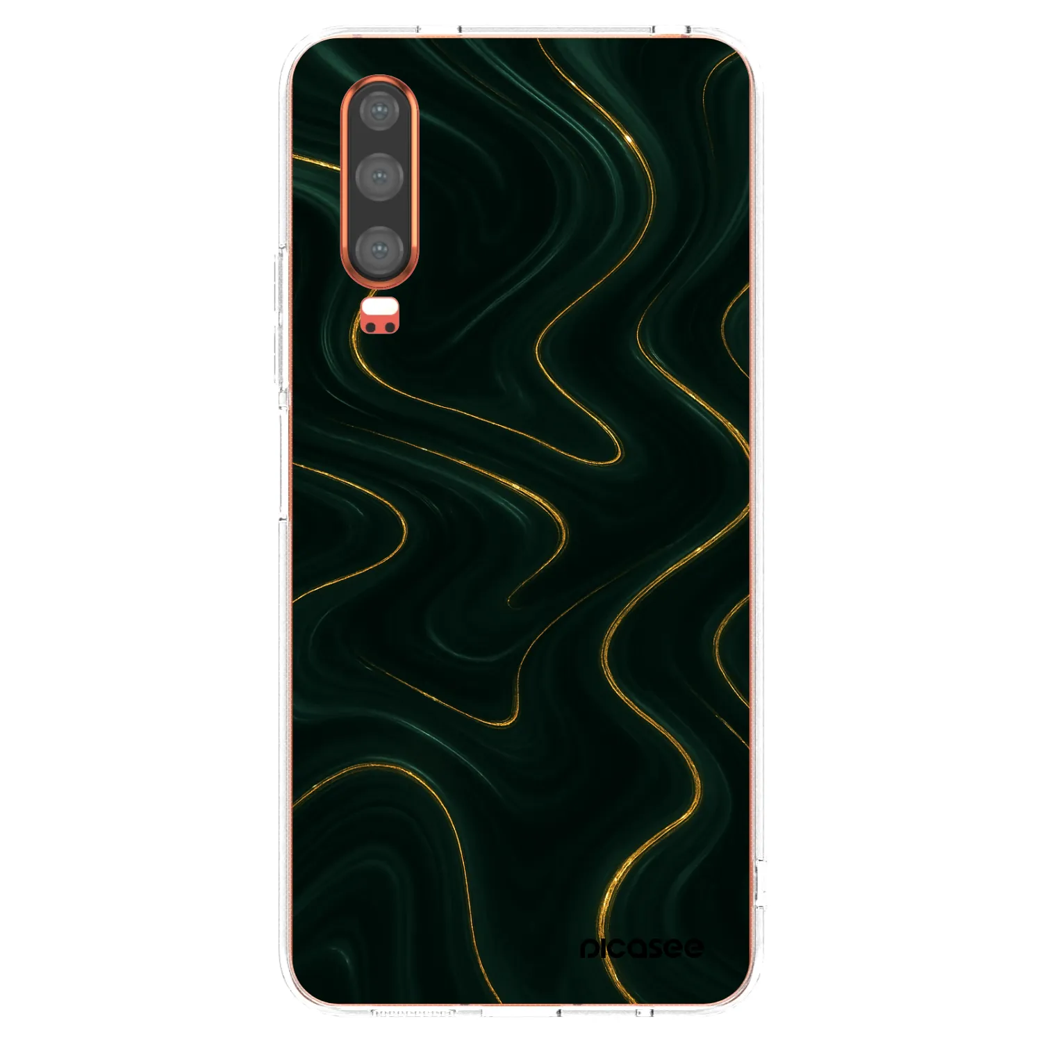 Picasee silikónový prehľadný obal pre Huawei P30 - Vawes