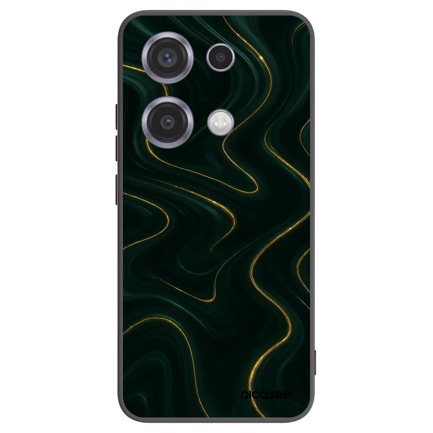 Picasee silikónový čierny obal pre Xiaomi Redmi Note 14S - Vawes