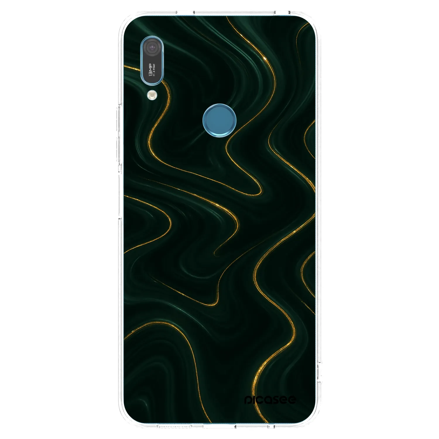 Picasee silikónový prehľadný obal pre Huawei Y6 2019 - Vawes