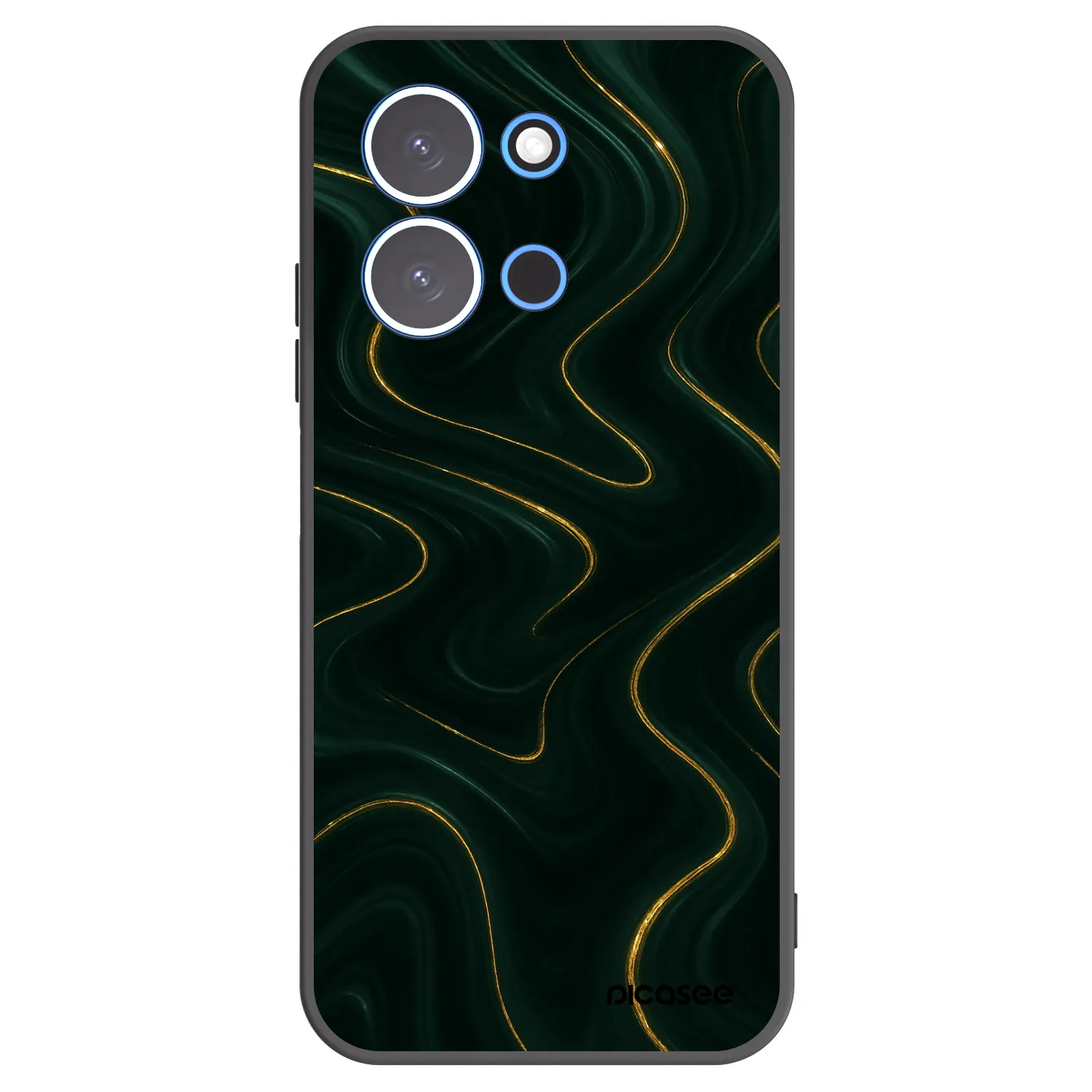 Picasee silikónový čierny obal pre Xiaomi Redmi 15C 4G - Vawes