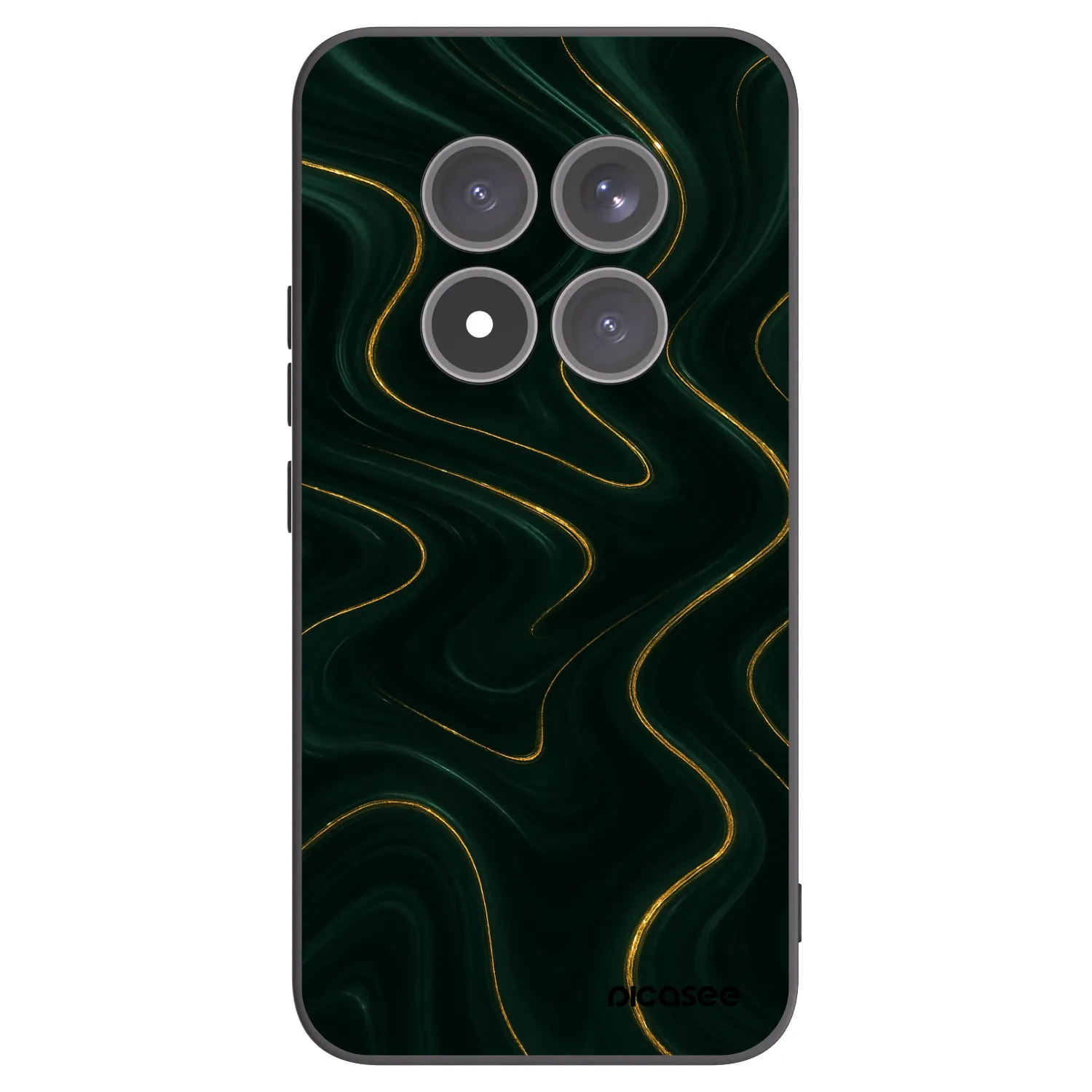 Picasee silikónový čierny obal pre Xiaomi Redmi Note 15 Pro+ - Vawes