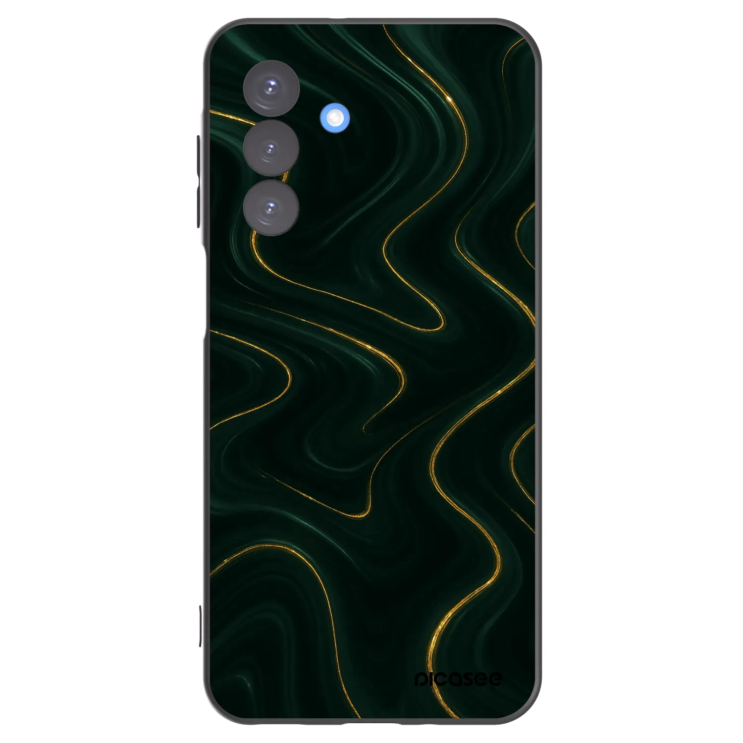 Picasee silikónový čierny obal pre Samsung Galaxy A17 5G - Vawes