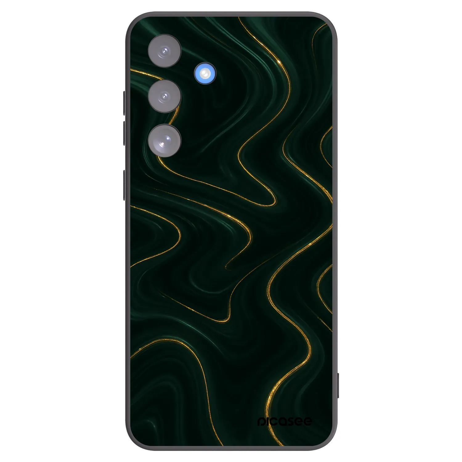 Picasee silikónový čierny obal pre Samsung Galaxy S25 FE 5G - Vawes