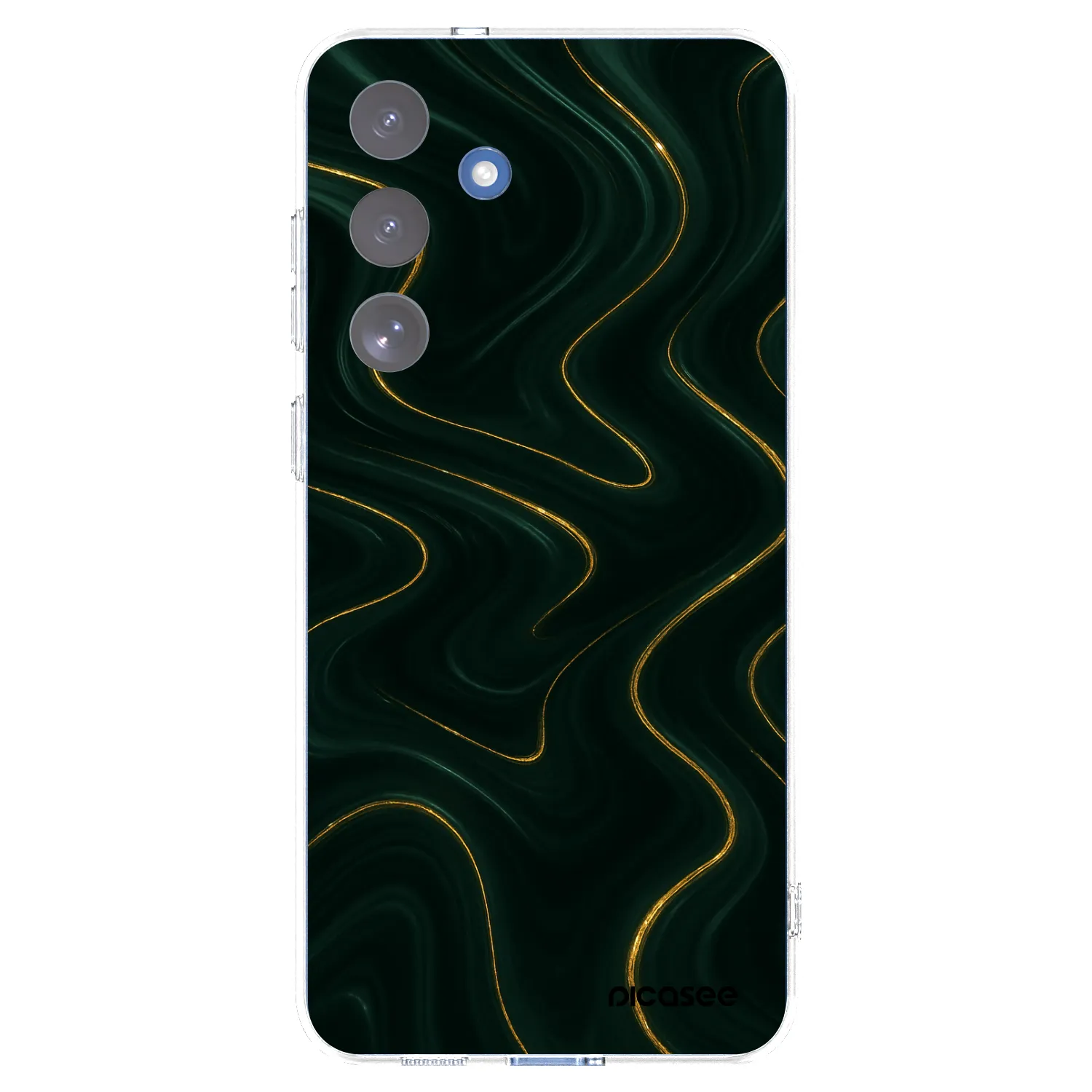 Picasee silikónový prehľadný obal pre Samsung Galaxy S25 FE 5G - Vawes