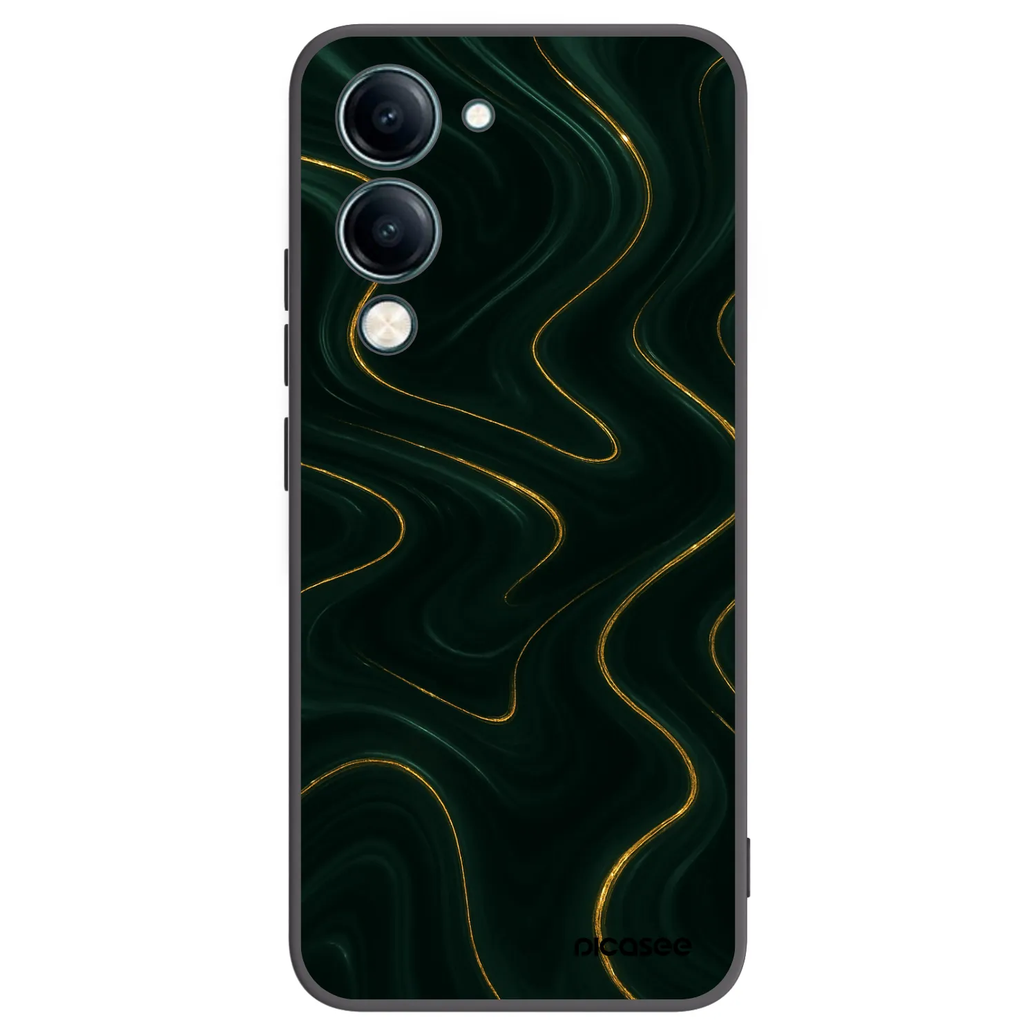 Picasee silikónový čierny obal pre Vivo Y29s 5G - Vawes