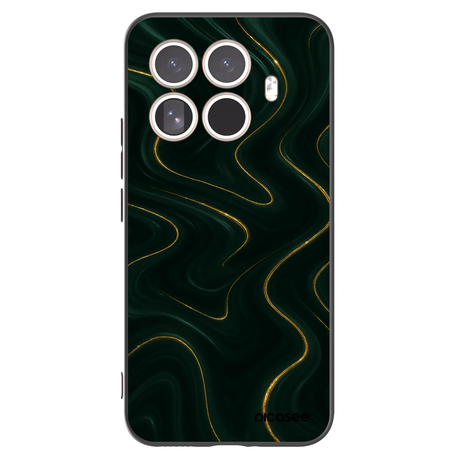 Picasee silikónový čierny obal pre Xiaomi 15T Pro - Vawes