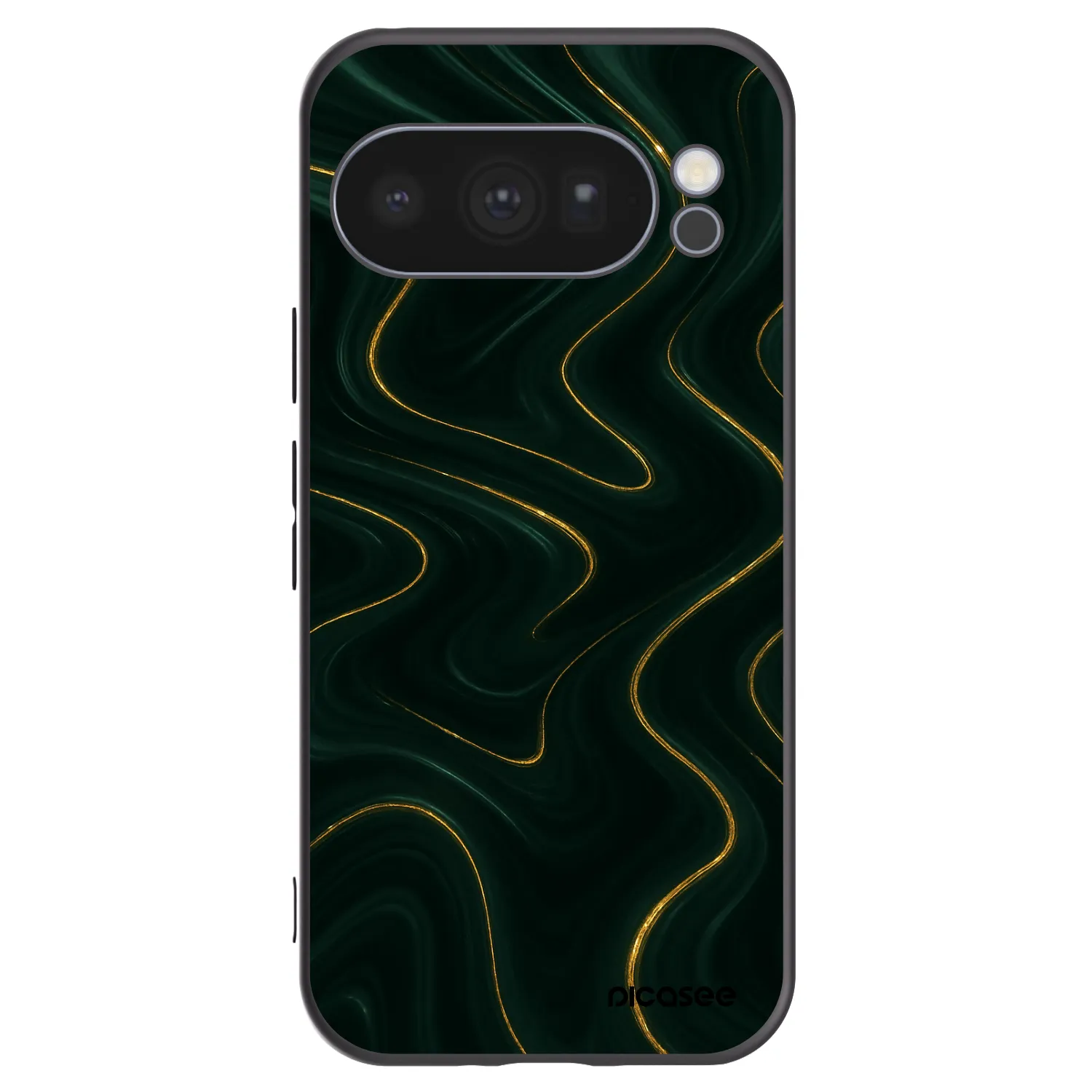 Picasee silikónový čierny obal pre Google Pixel 10 Pro - Vawes