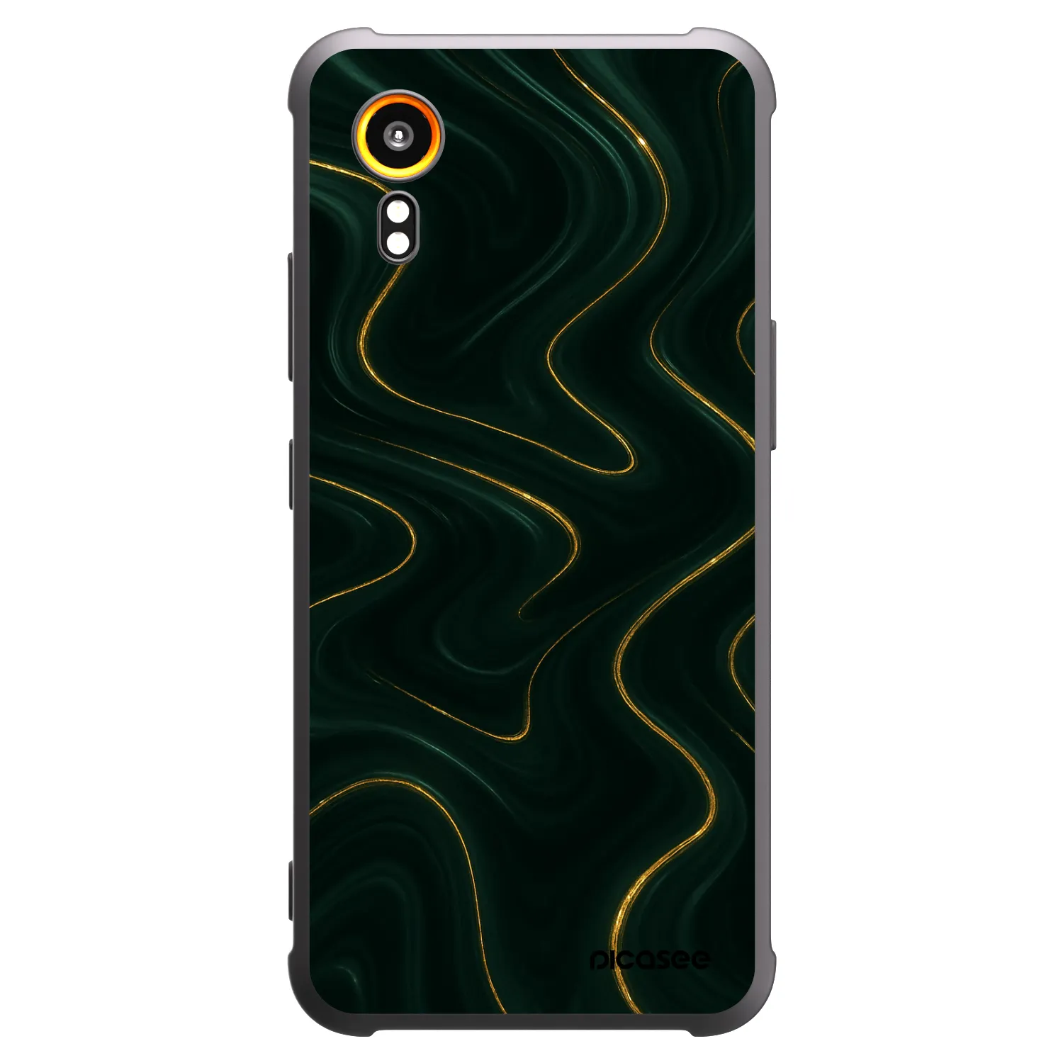 Picasee silikónový čierny obal pre Samsung Galaxy Xcover 7 - Vawes