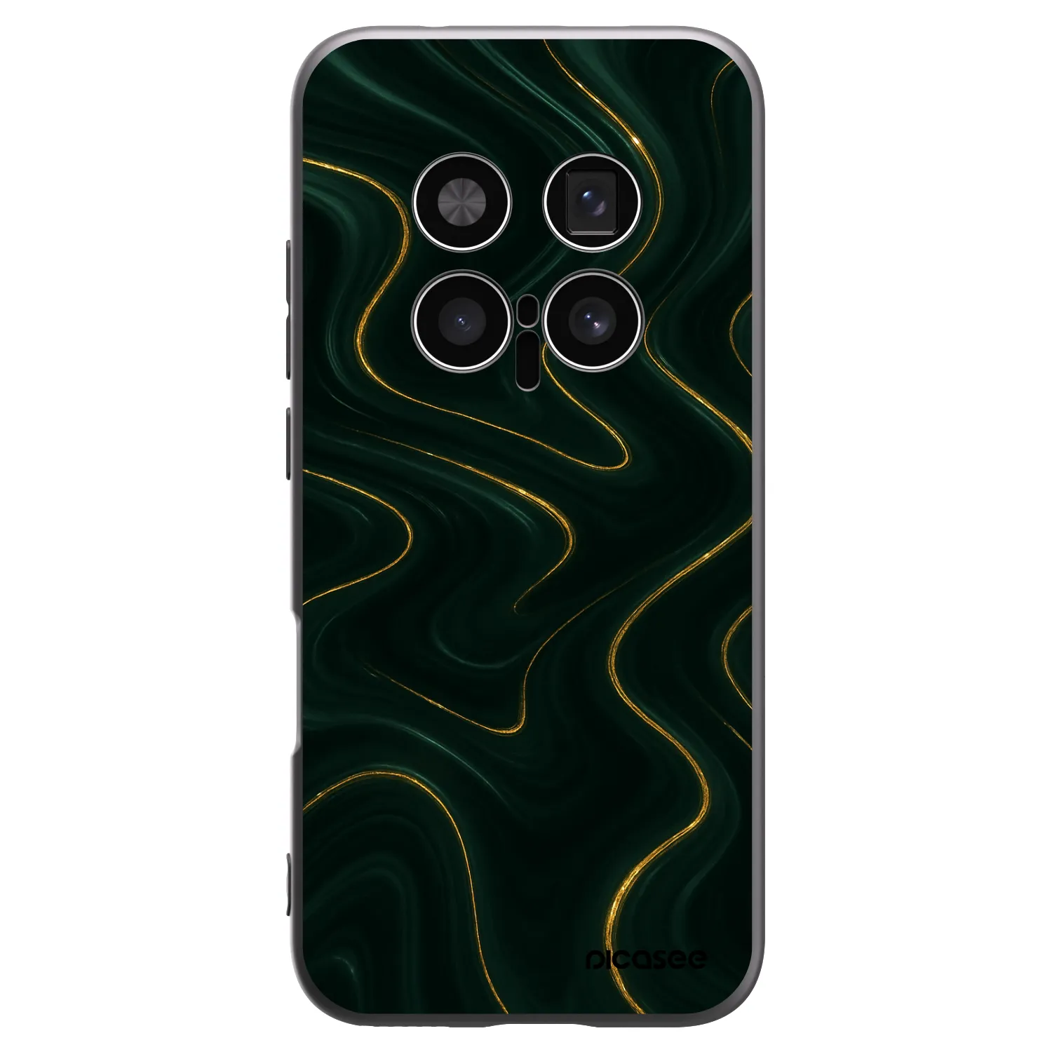 Picasee silikónový čierny obal pre Honor Magic8 Pro 5G - Vawes