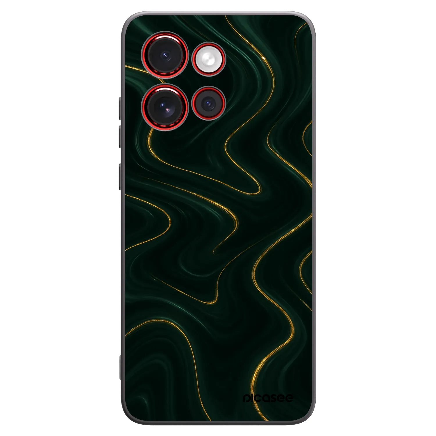 Picasee silikónový čierny obal pre Motorola Edge 60 Neo 5G - Vawes