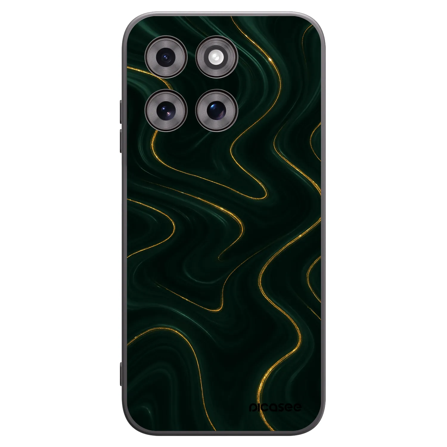 Picasee silikónový čierny obal pre Motorola Moto G77 - Vawes