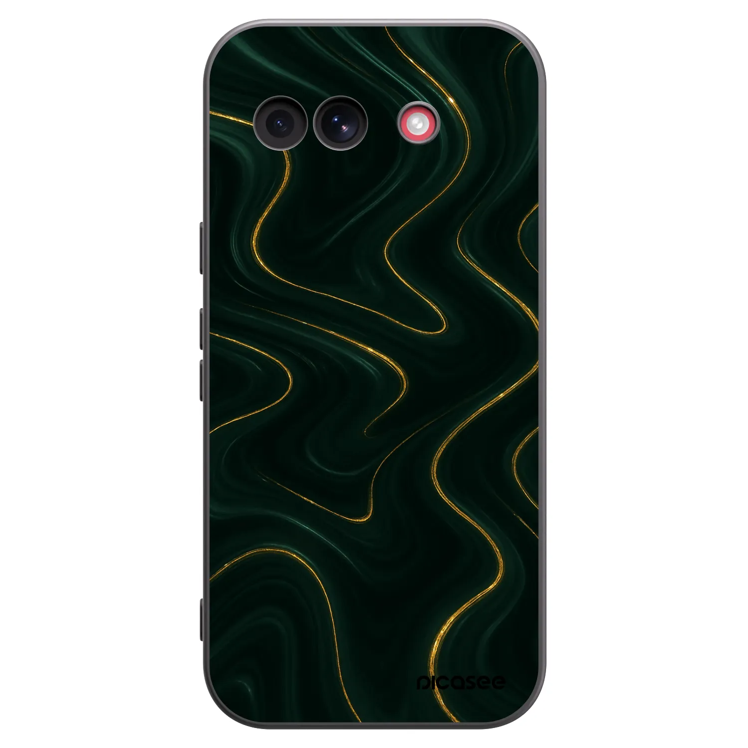 Picasee silikónový čierny obal pre Google Pixel 10a - Vawes