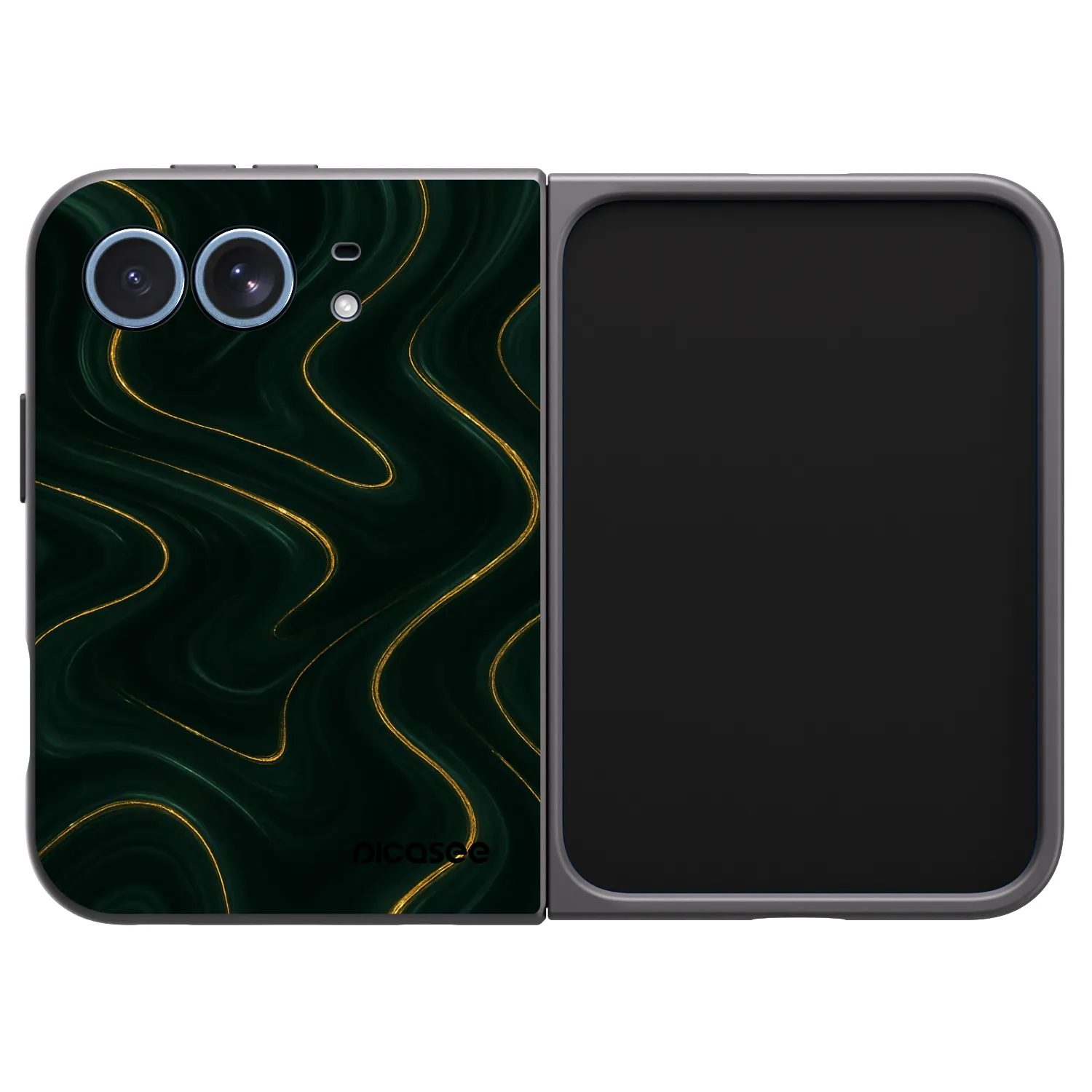 Picasee silikónový čierny obal pre Apple iPhone Ultra - Vawes