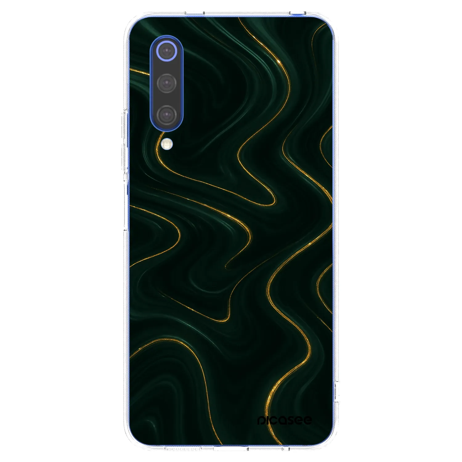 Picasee silikónový prehľadný obal pre Xiaomi Mi 9 SE - Vawes