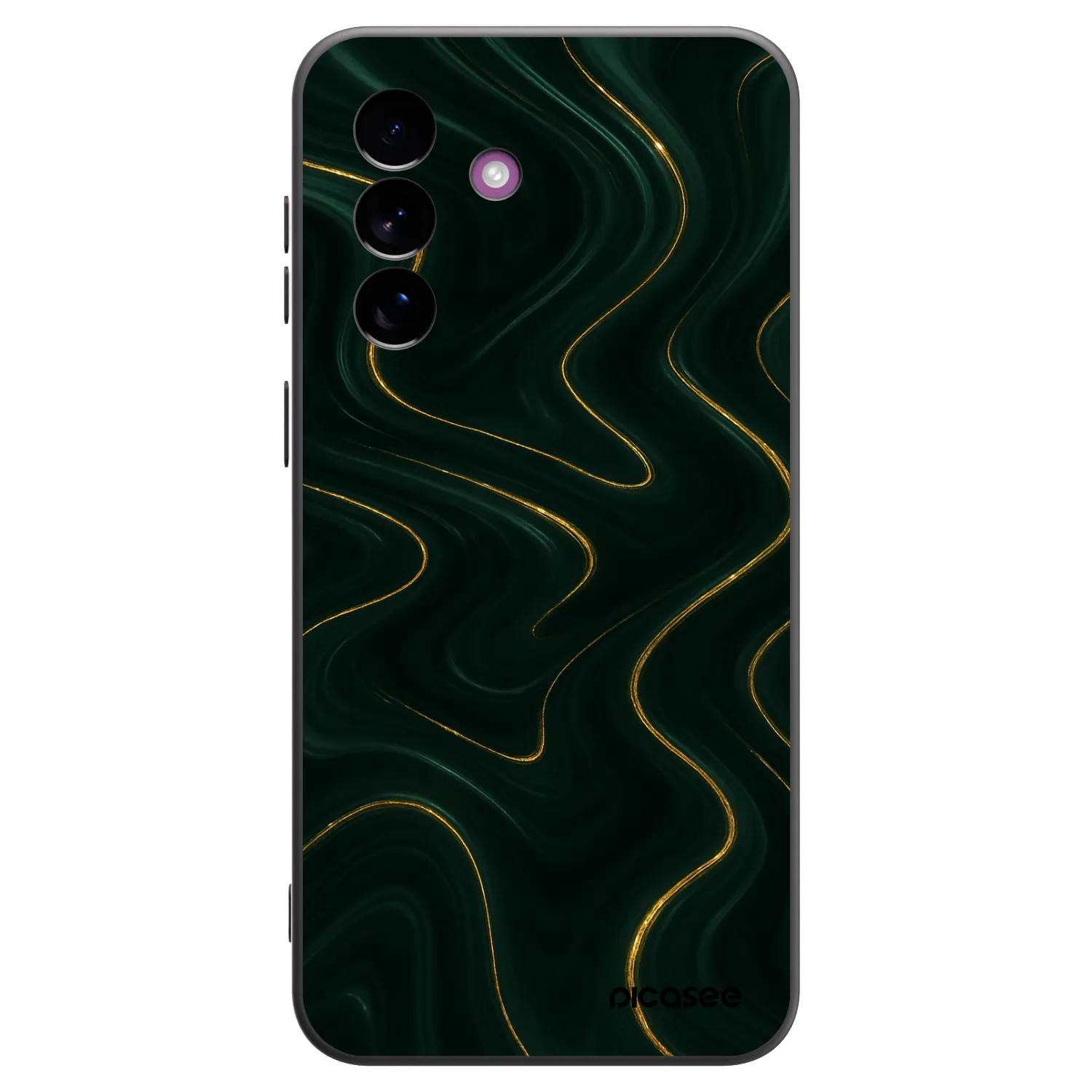 Picasee silikónový čierny obal pre Samsung Galaxy A37 - Vawes