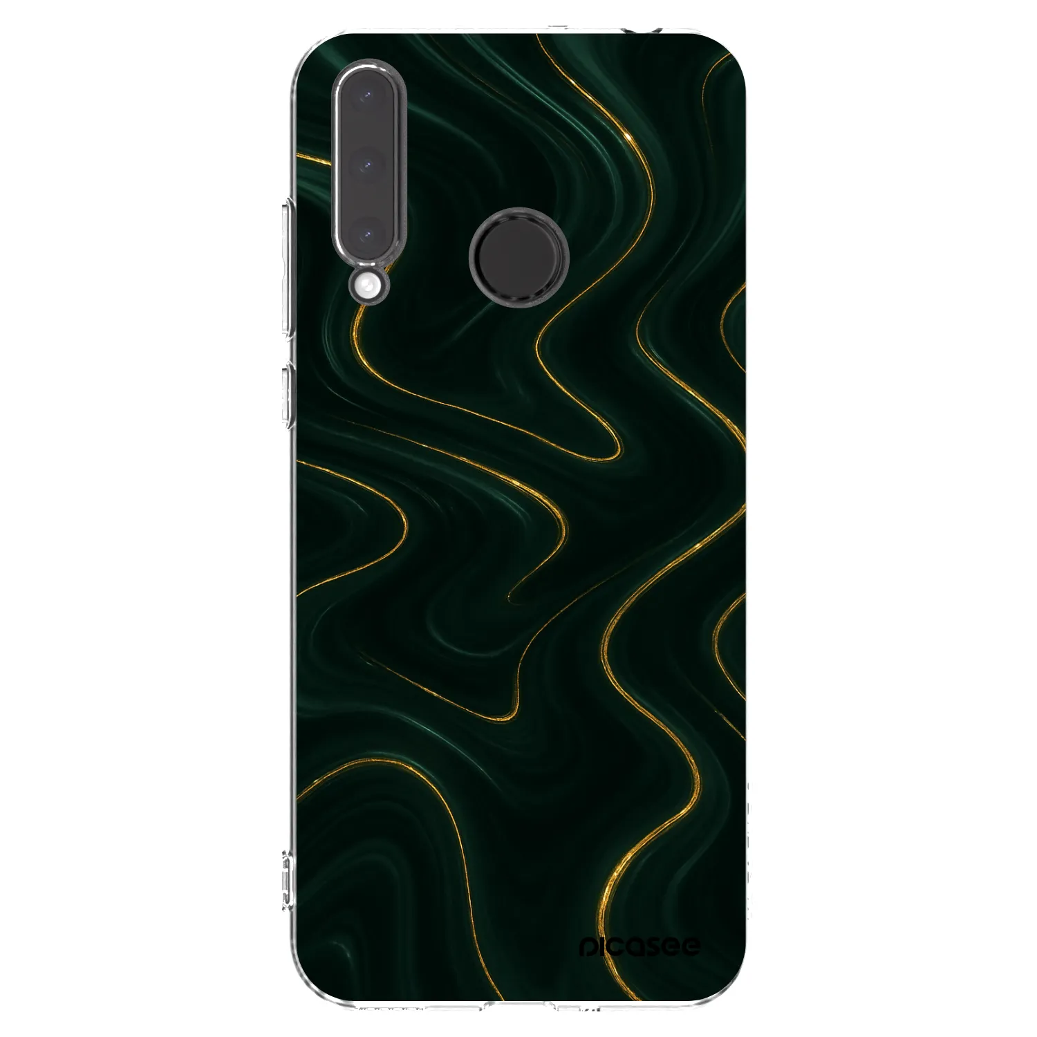 Picasee silikónový prehľadný obal pre Honor 20 Lite - Vawes