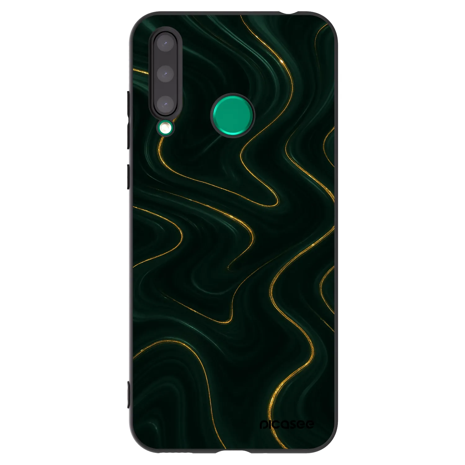 Picasee silikónový čierny obal pre Honor 20 Lite - Vawes