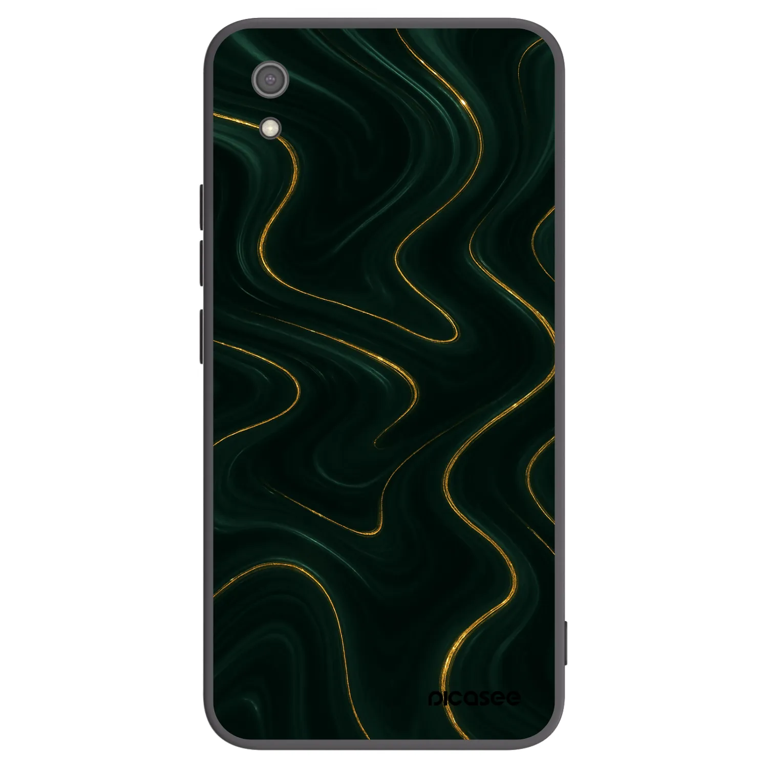 Picasee silikónový čierny obal pre Xiaomi Redmi 7A - Vawes