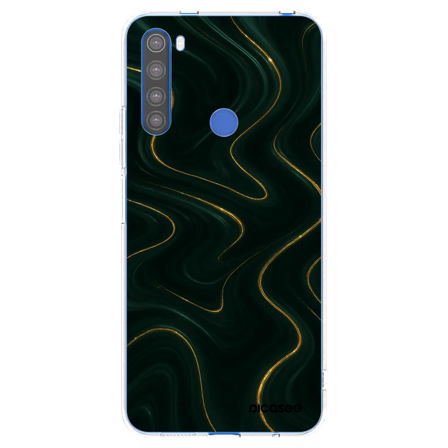 Picasee silikónový prehľadný obal pre Xiaomi Redmi Note 8T - Vawes