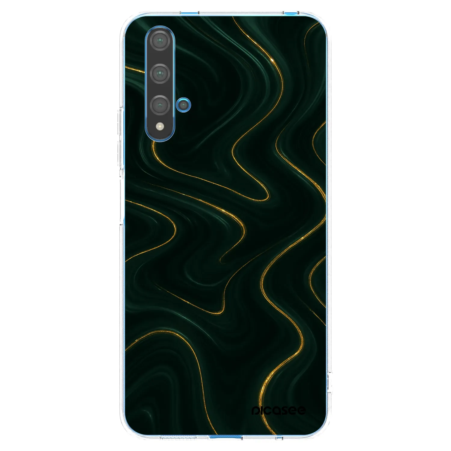 Picasee silikónový prehľadný obal pre Huawei Nova 5T - Vawes