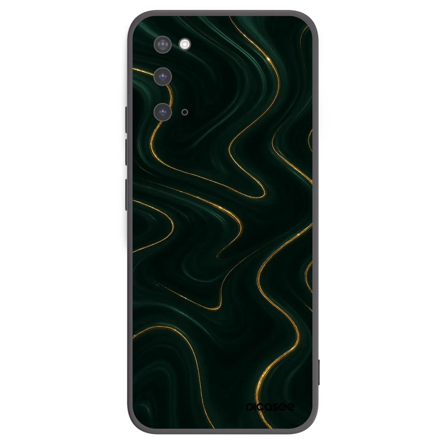 Picasee silikónový čierny obal pre Samsung Galaxy S20 G980F - Vawes