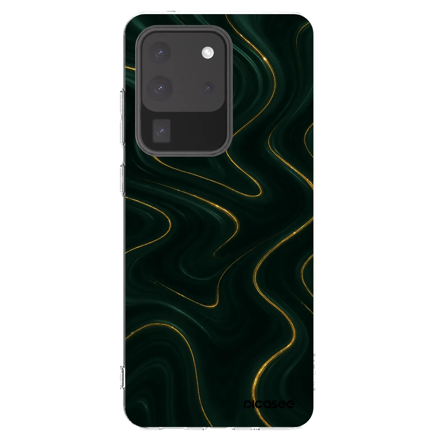Picasee silikónový prehľadný obal pre Samsung Galaxy S20 Ultra 5G G988F - Vawes