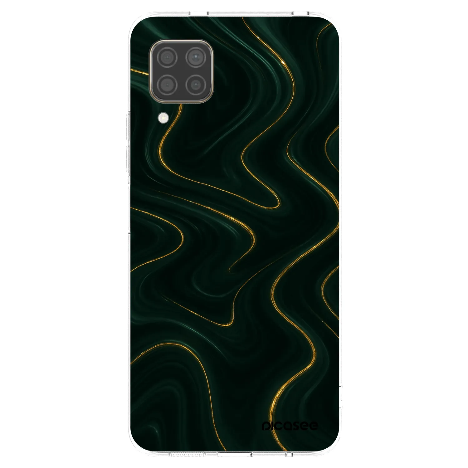 Picasee silikónový prehľadný obal pre Huawei P40 Lite - Vawes