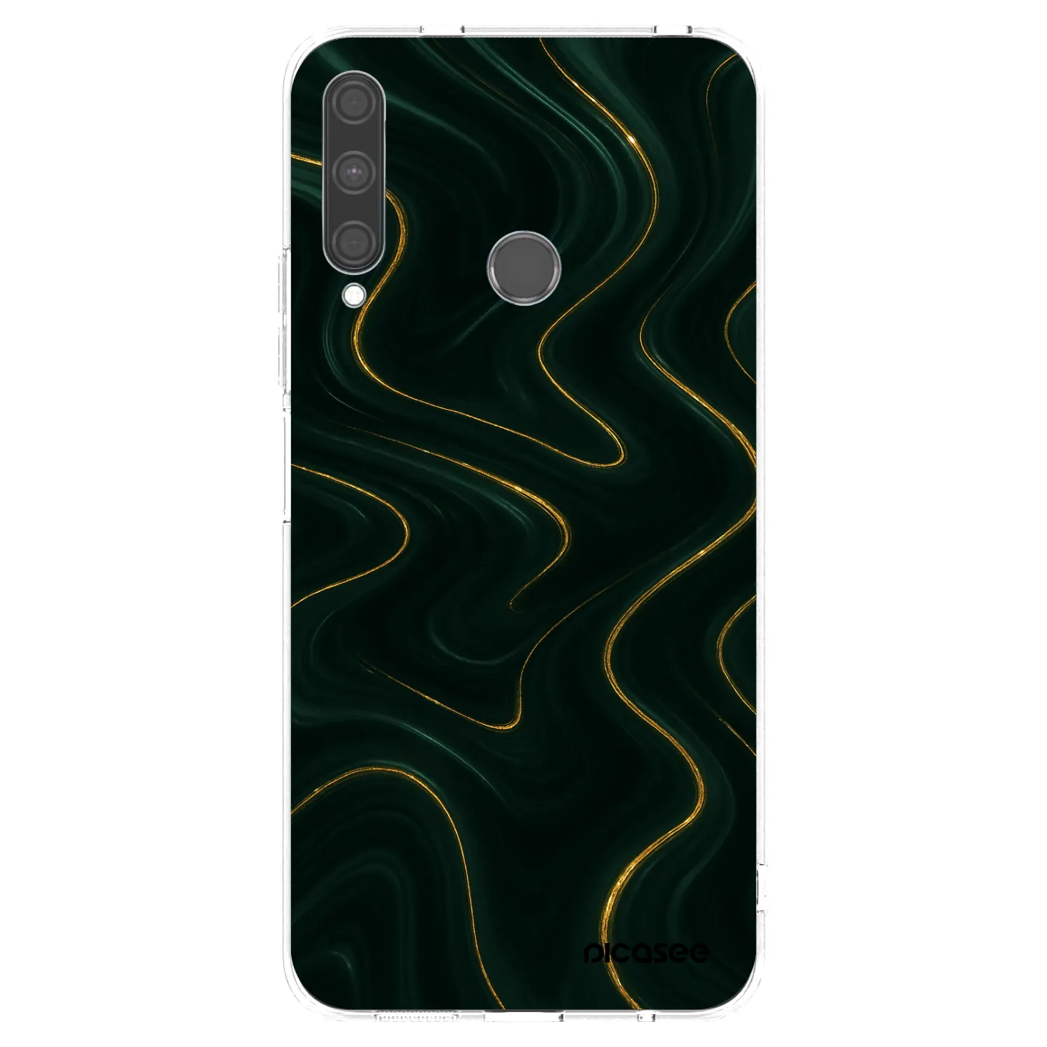 Picasee silikónový prehľadný obal pre Huawei P40 Lite E - Vawes