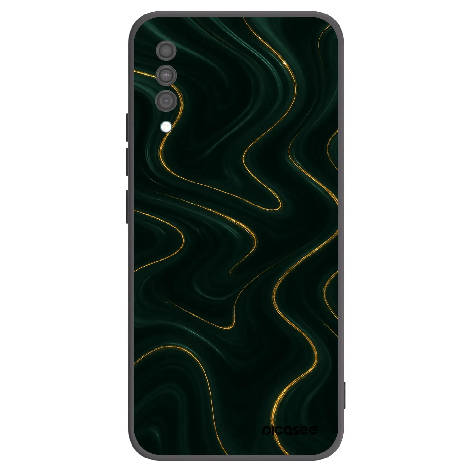 Picasee silikónový čierny obal pre Samsung Galaxy A30s A307F - Vawes