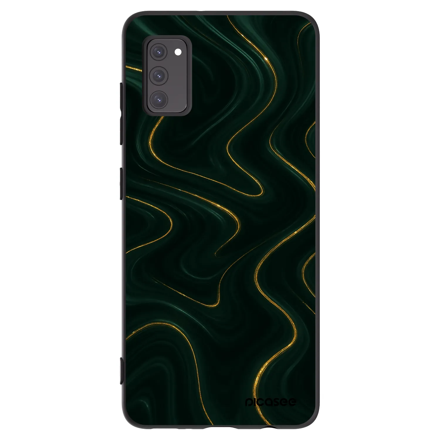 Picasee silikónový čierny obal pre Samsung Galaxy A41 A415F - Vawes