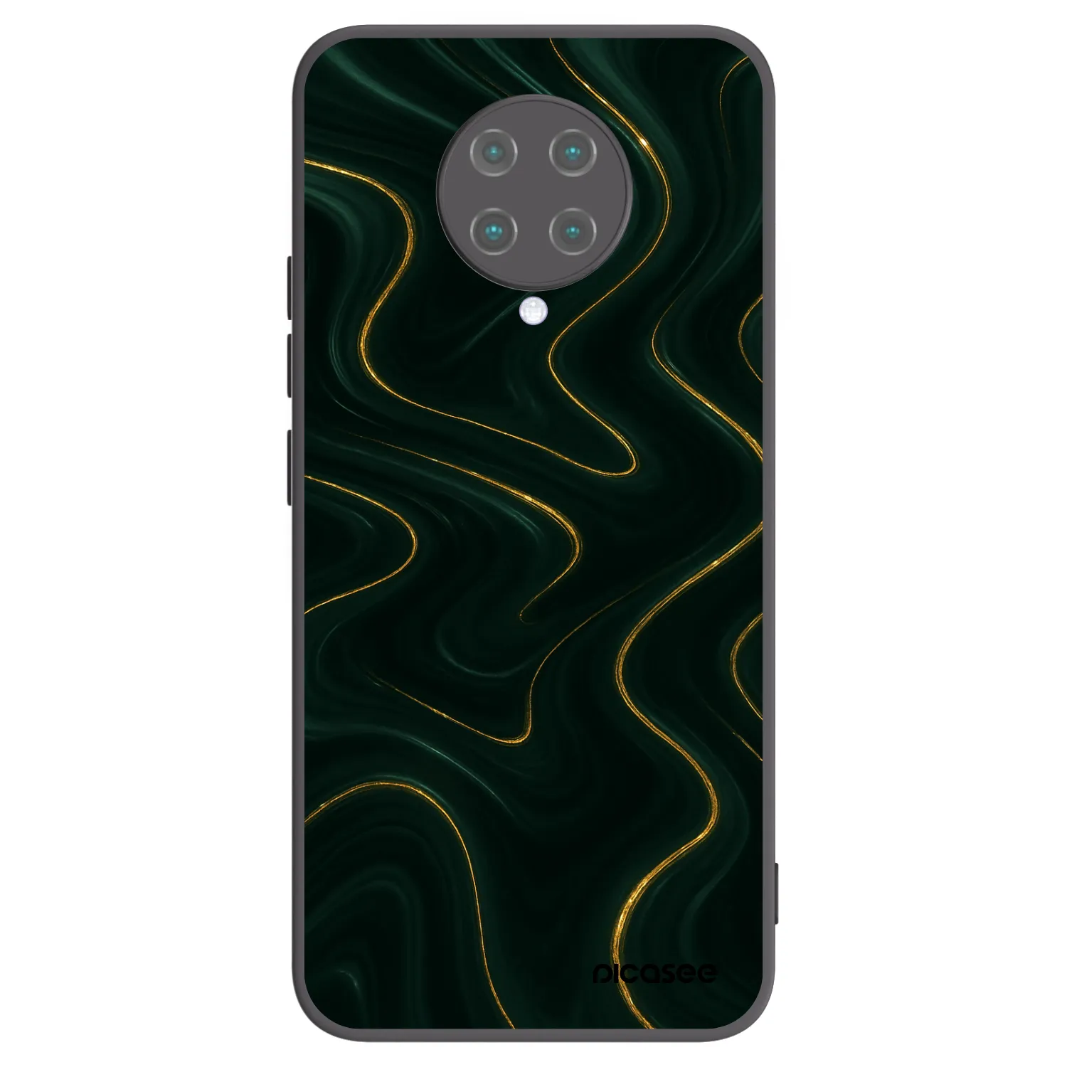Picasee silikónový čierny obal pre Xiaomi Poco F2 Pro - Vawes