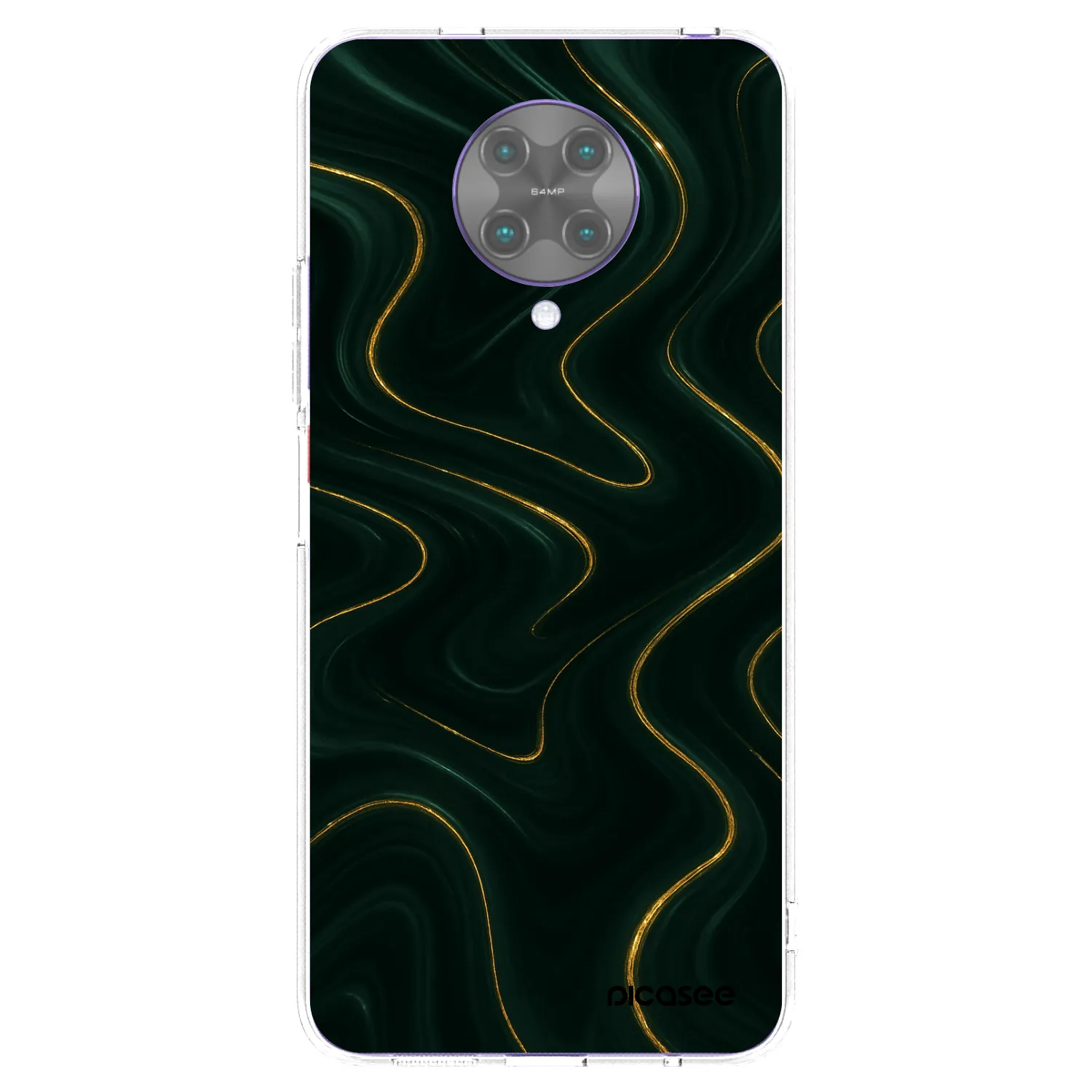 Picasee silikónový prehľadný obal pre Xiaomi Poco F2 Pro - Vawes