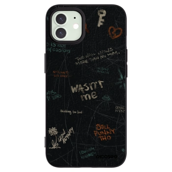 Picasee silikónový čierny obal pre Apple iPhone 12 Pro - CONFESSION