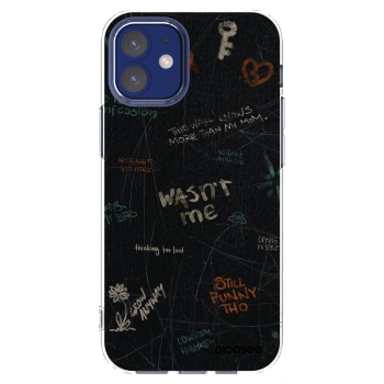 Picasee silikónový prehľadný obal pre Apple iPhone 12 mini - CONFESSION