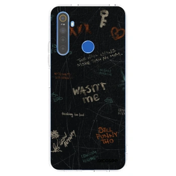 Picasee silikónový prehľadný obal pre Realme 5 - CONFESSION