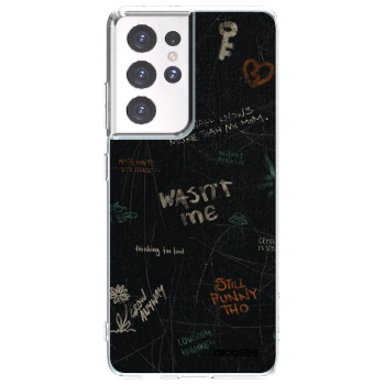 Picasee silikónový prehľadný obal pre Samsung Galaxy S21 Ultra 5G G998B - CONFESSION