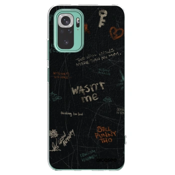 Picasee silikónový prehľadný obal pre Xiaomi Redmi Note 10 Pro - CONFESSION