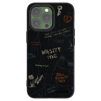 Picasee silikónový čierny obal pre Apple iPhone 13 Pro - CONFESSION