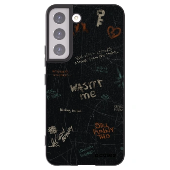 Picasee silikónový čierny obal pre Samsung Galaxy S22 5G - CONFESSION