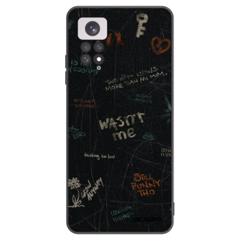 Picasee silikónový čierny obal pre Xiaomi Redmi Note 11 - CONFESSION